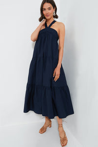 Navy Irene Maxi Dress