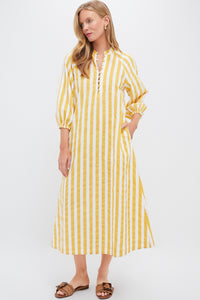 Marigold Stripe Maryse Caftan