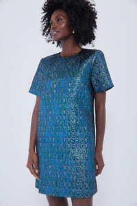 Pavo Jacquard Mae Dress