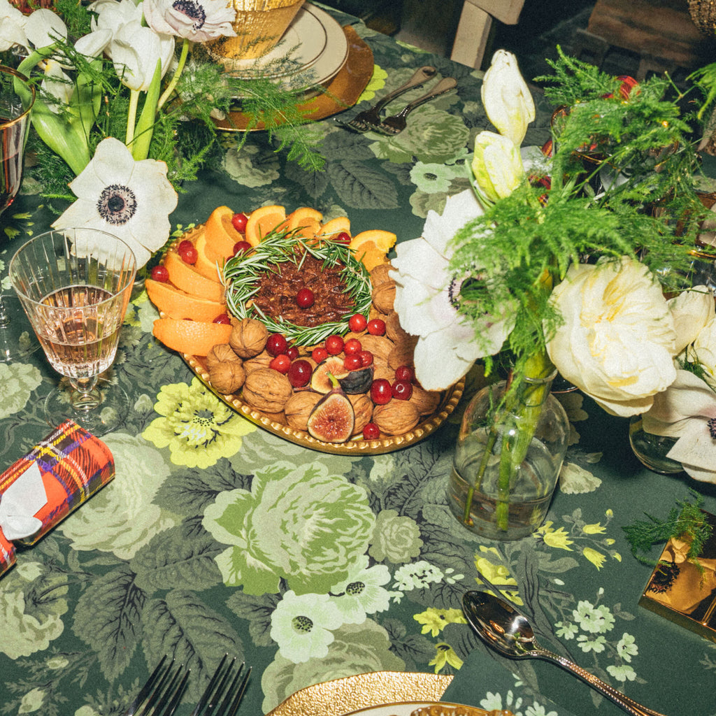 A Green & Gold Holiday Feast